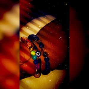 Evil eye 🧿 7 knot lucky bracelet